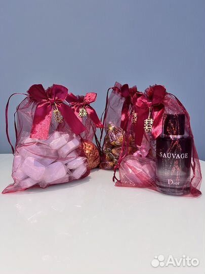 Мешочки подарочные из органзы