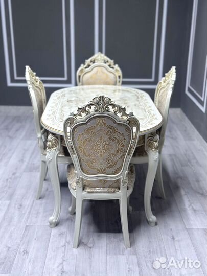 Комплект стол и стулья. Оплата при получении
