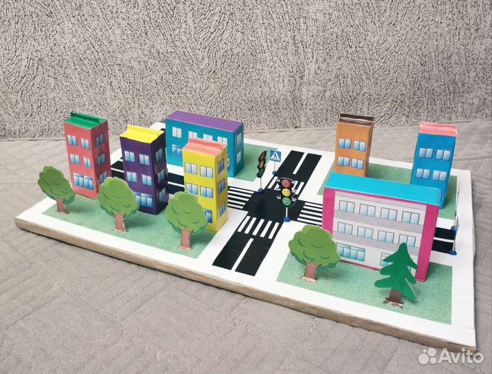 Поделки макеты в садик в школу