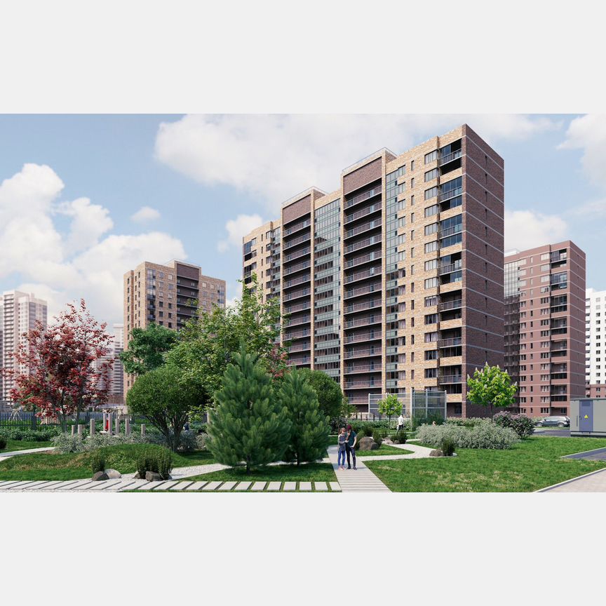 3-к. квартира, 68,6 м², 1/27 эт.