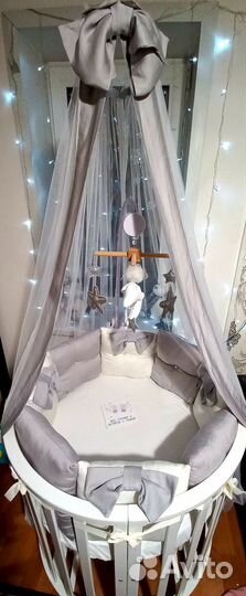 Бортики в детскую кроватку комплект