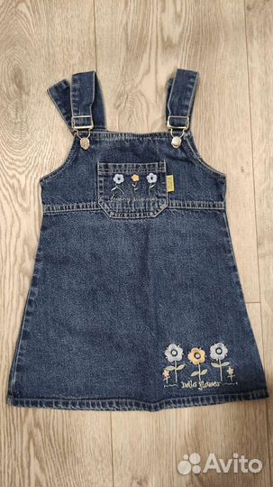 Джинсовые вещи пакетом на девочку от 1,5 до 3 лет