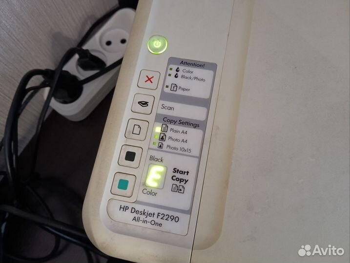 Принтер, сканер, копир, 3 в 1 HP Deskjet F2290