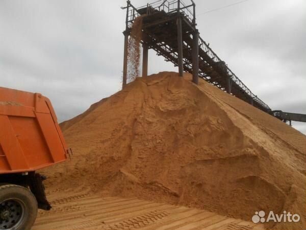 Песок речной с доставкой