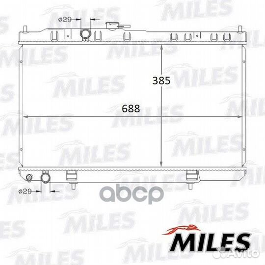 Радиатор охлаждения acrb083 Miles