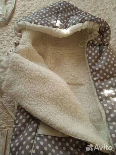 Конверт на овчине зимний