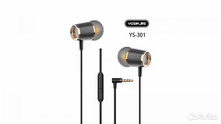 Гарнитура yesplus YS-301 BK