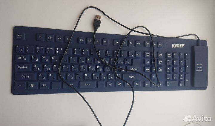 Резиновая гибкая клавиатура