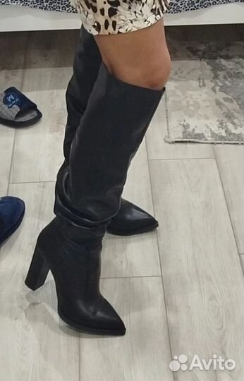 Сапоги женские зимние длинные 41размер