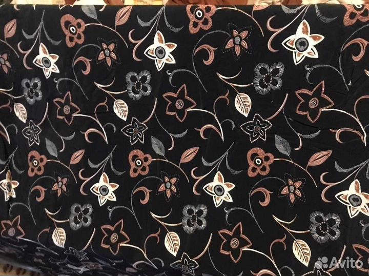 Отрез тяжелый шелк 1 52 мновый СССР