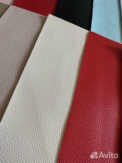 Кожзам для рукоделия. Много разного