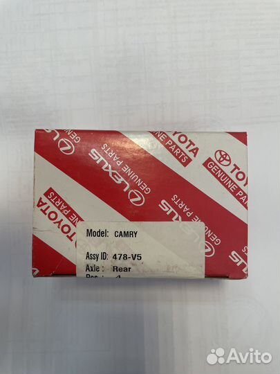 Тормозные колодки задние на Тойота camry с 2011г