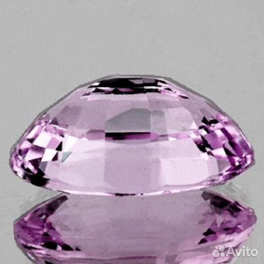 Кунцит натуральный 7,22Ct 14х10мм VVS овал