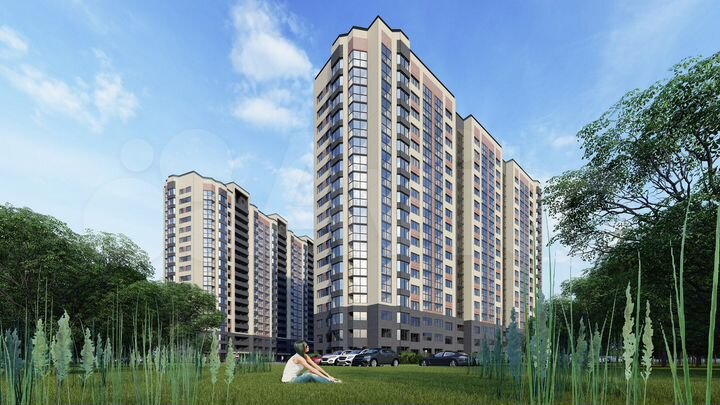 2-к. квартира, 71,7 м², 5/18 эт.