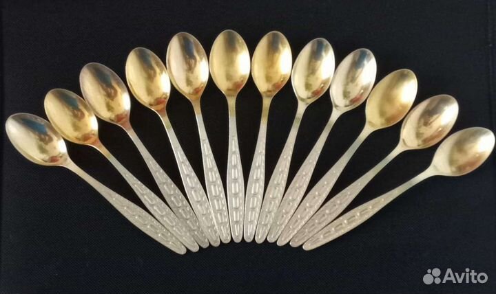 Мельхиоровые ложки чайные СССР