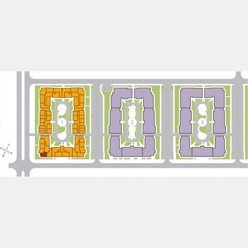 1-к. квартира, 42,9 м², 2/4 эт.