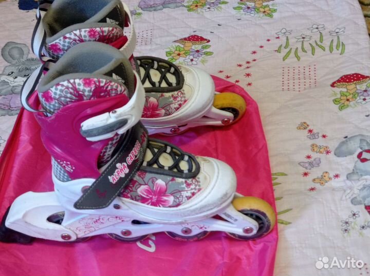 Роликовые коньки детские раздвижные