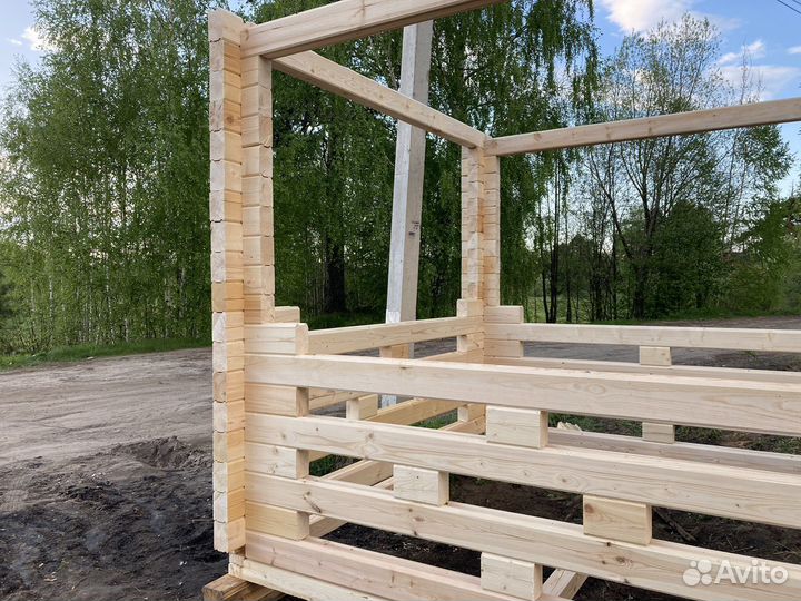 Беседка из профилированного бруса