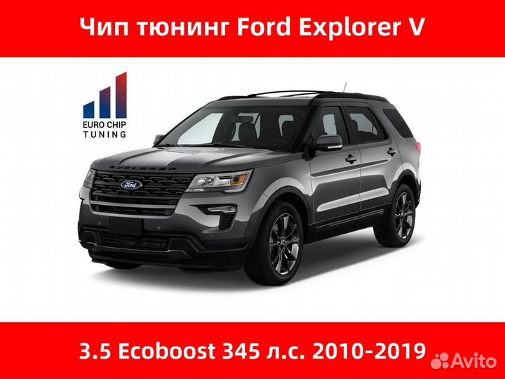 Чип тюнинг Ford Explorer 3.5 Ecoboost V 345 лс