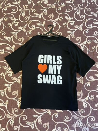 Футболка Girls love my swag