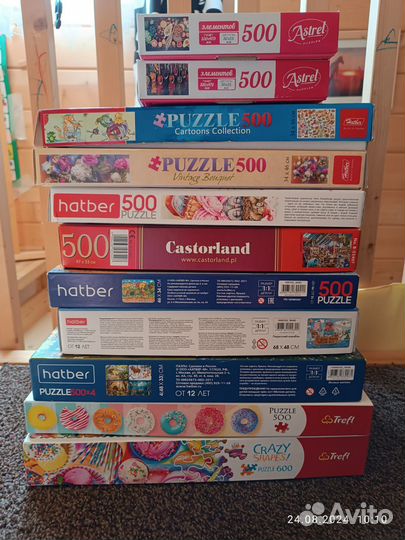 Пазл Trefl, Hatber, Castorland, Astrel 500-600