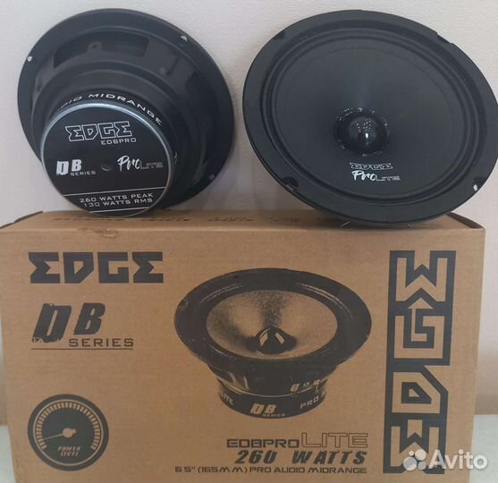 Новая эстрада edge edbpro6lite, 16 см 2 шт