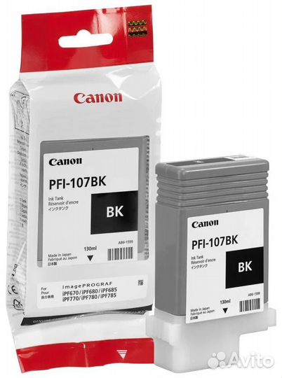 Спец.условия Картридж Canon PFI-107BK 6705B001
