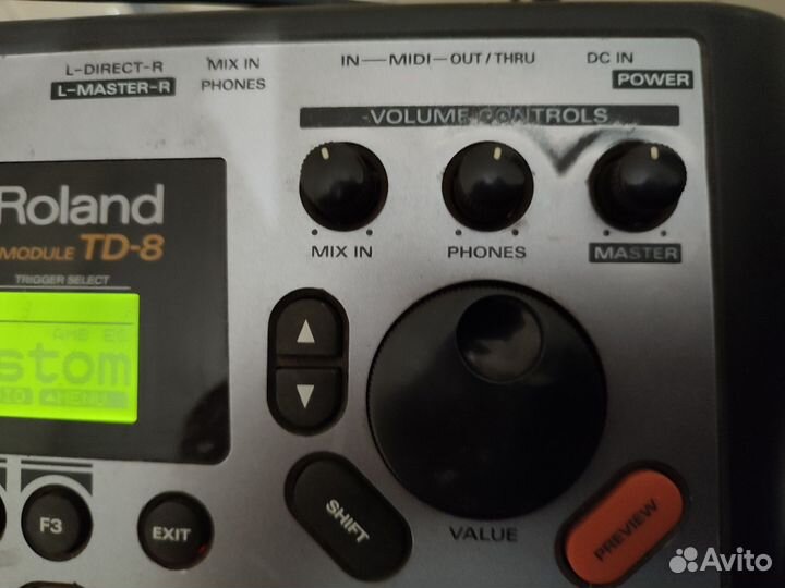 Цифровой модуль барабанный.Roland TD 8.Japan