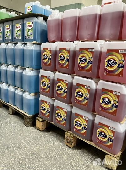 Гели для стирки, кондиционеры 5 л Оптом
