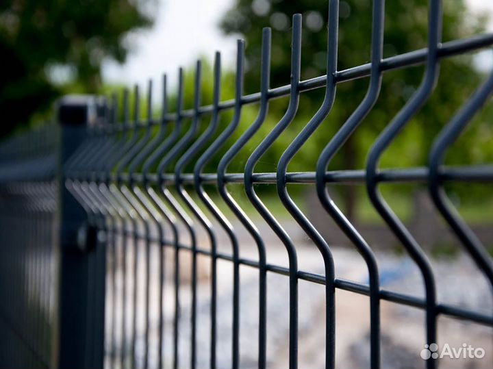 Заборы с калиткой гиттер 2 метра