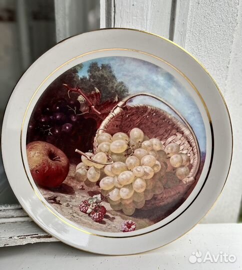 Блюдо фарфор пано СССР 32 см