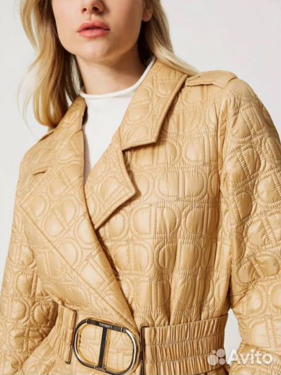 Утепленный тренч twinse