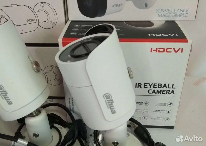 18 Камер pое видеонаблюдения с микрофоном