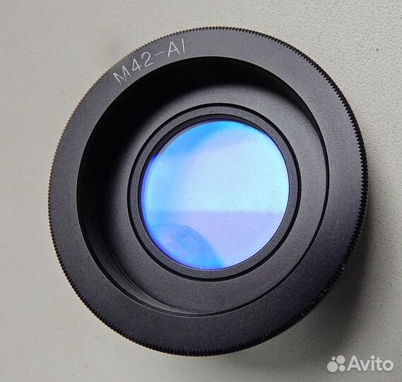 Переходник (адаптер) M42-Nikon AI с линзой