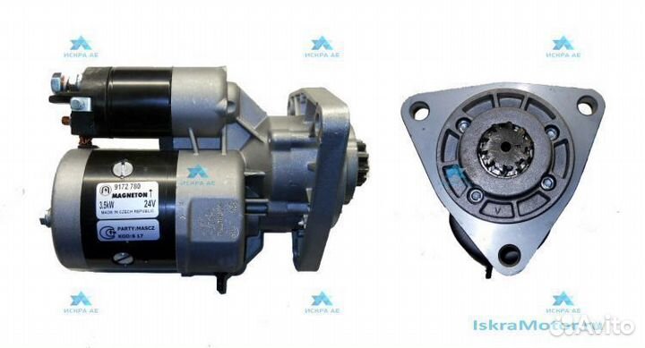 Стартер мтз, газ, ЗИЛ, дв. ммз, 24V