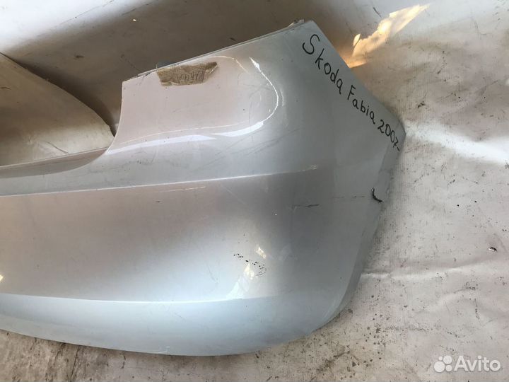 Бампер задний Skoda Fabia (MK2) II (2007–2010)