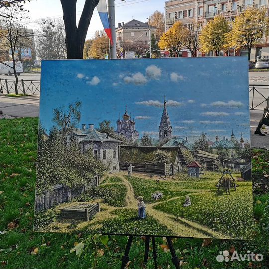 Картина маслом на холсте большая