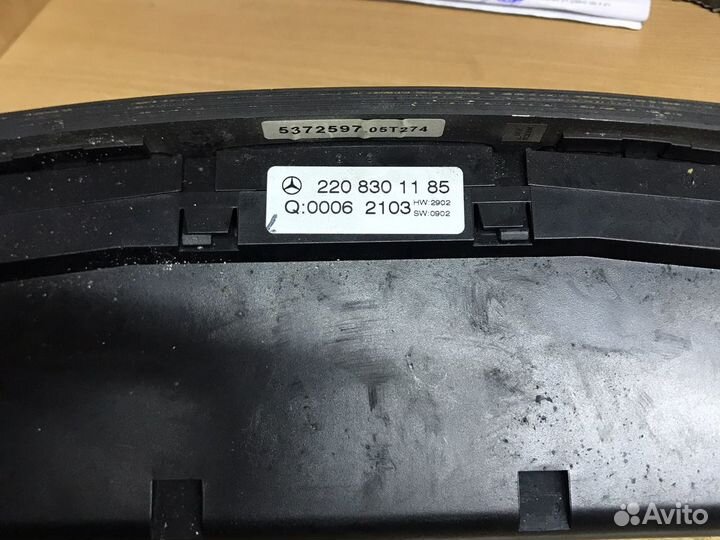 Мерседес w220 блок управления климат контроля