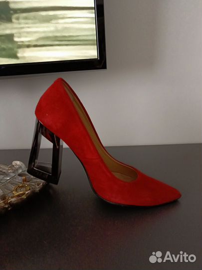 Туфли женские 37 размер натуральная замша