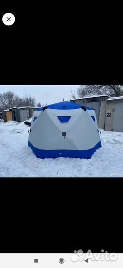 Новая зимняя трёхслойная палатка