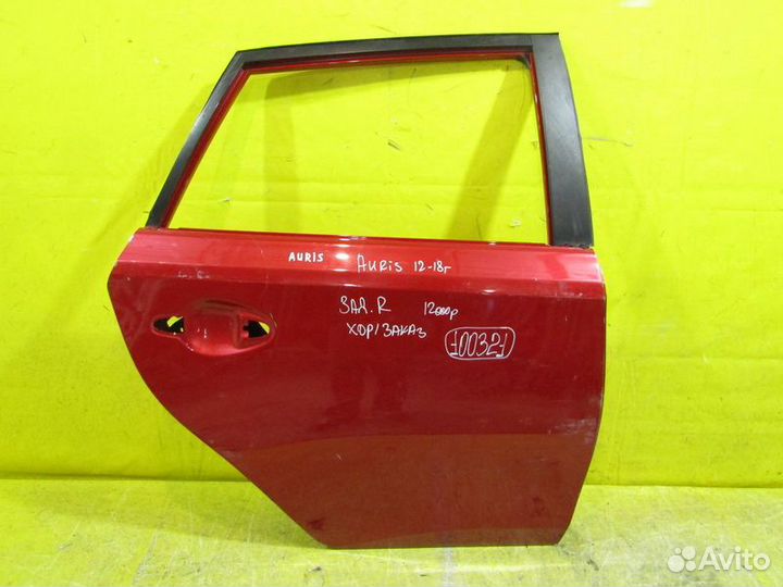 Дверь задняя Toyota Auris 180 12-18 г 100321