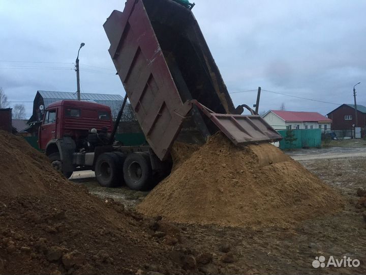 Песок щебень чернозём