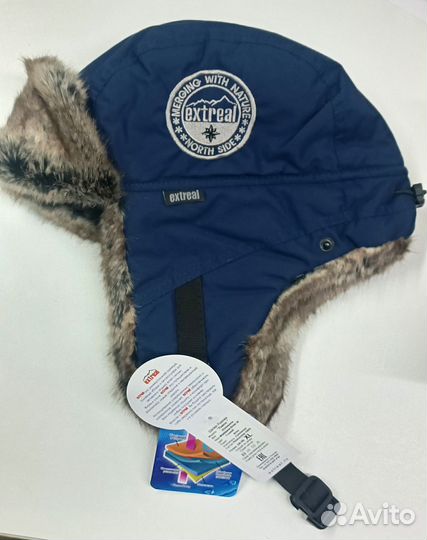 Шапка-ушанка “Тикси” мех шиншилла