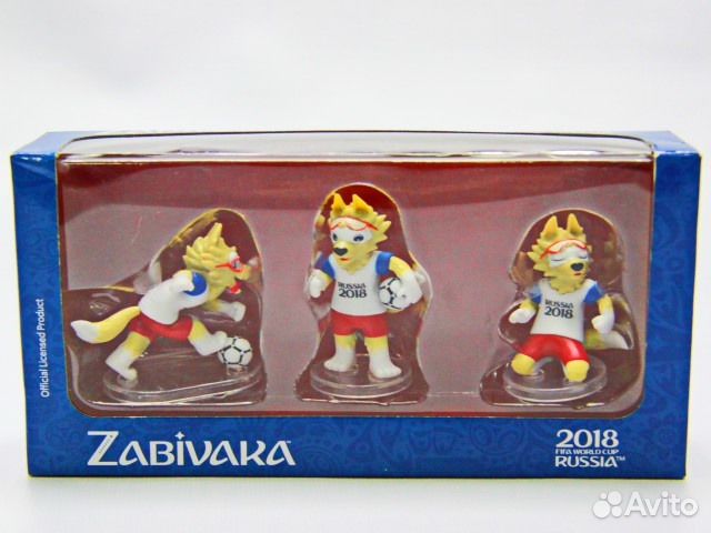 Забивака 2018г и волк забивака В коробке (16см)