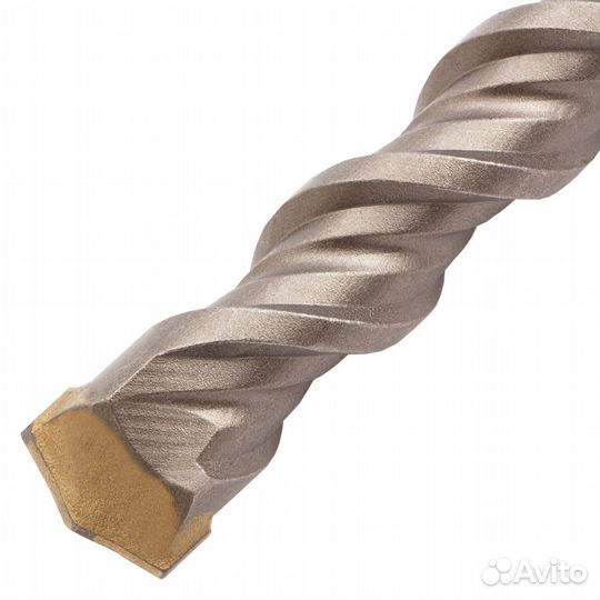 Бур по бетону, двойная спираль, три пылеотводящие