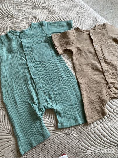 Комбинезон муслиновый новый 68