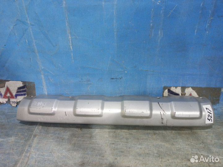 Накладка бампера задняя Mitsubishi Pajero 4 2014