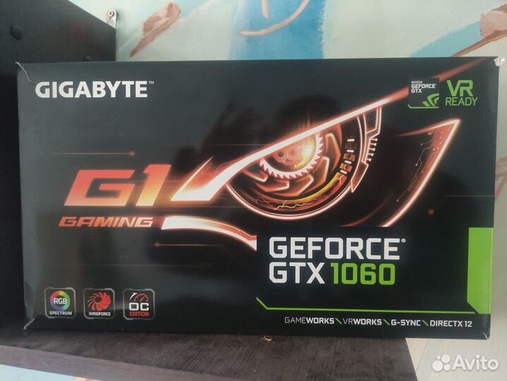 Видеокарта Gigabyte GTX 1060 6GB G1 Gaming