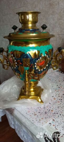 Самовар электрический расписной СССР 3л