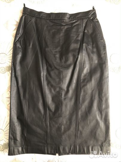 Кожаная юбка натуральная 50-52 и 46-48